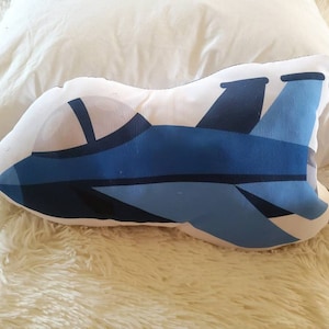 Airplane Decorative Kids Pillow, Airplane Pillow, Airplane Decor, Boys Decorative Pillow, Toddler Room Decor, Boys Room Decor
