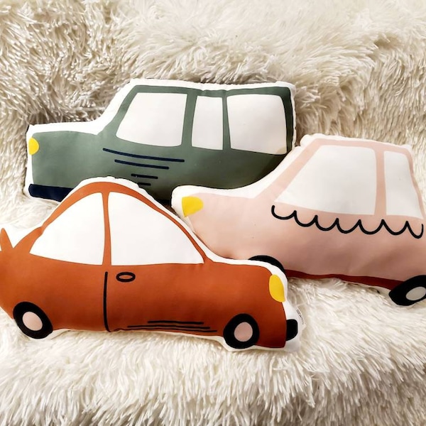 Vintage Car Pillow Etsy