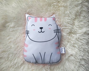 Cat Throw Pillow - Etsy