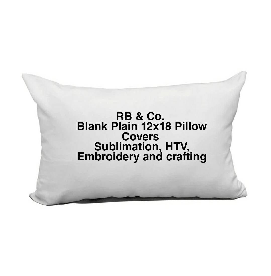 plain white cushion covers