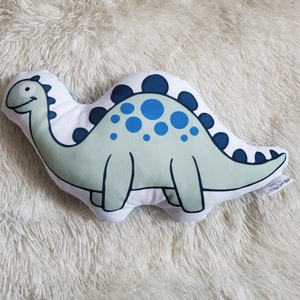Dinosaur Toddler Throw Pillow, Dinosaur Room Decor, Dino Boys Room