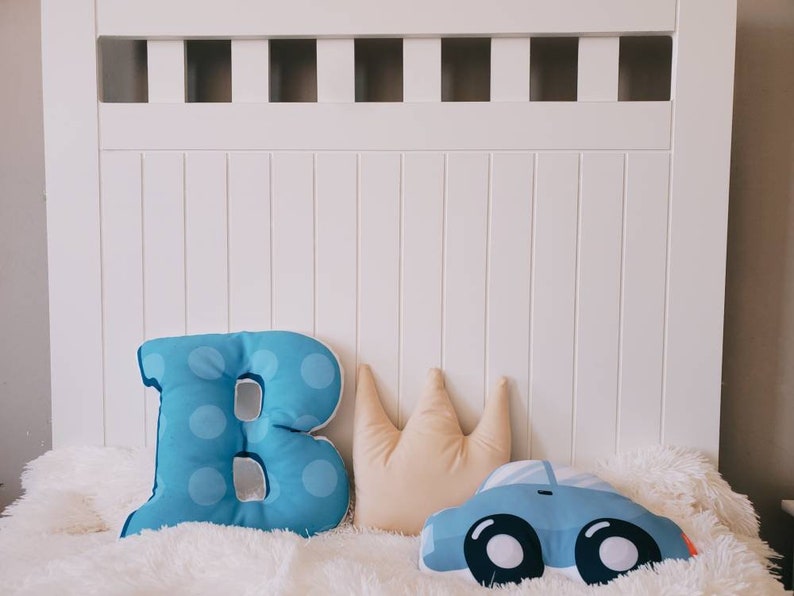 Nursery Car Throw Pillow, Car Plush Toy, Car Baby Room Decor image 2