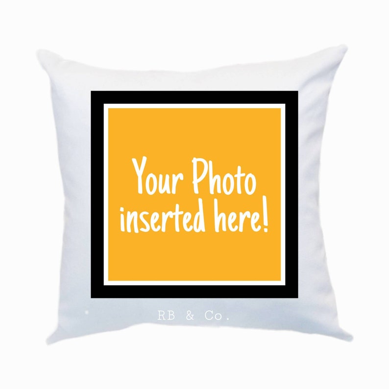 Personalized Photo Custom Pillow Photo Collage Pillow Etsy