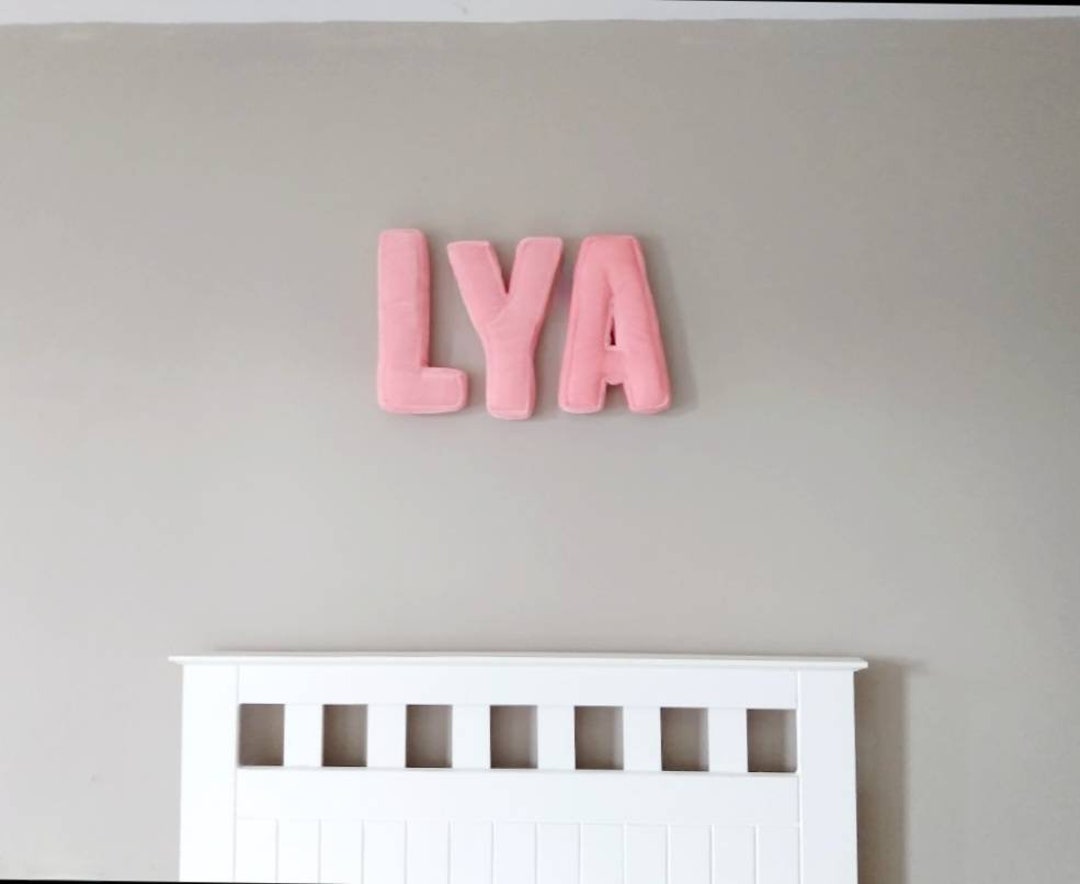 Nursery Letter Wall Decor, Alphabet Letter Decor, Nursery Monogram, All