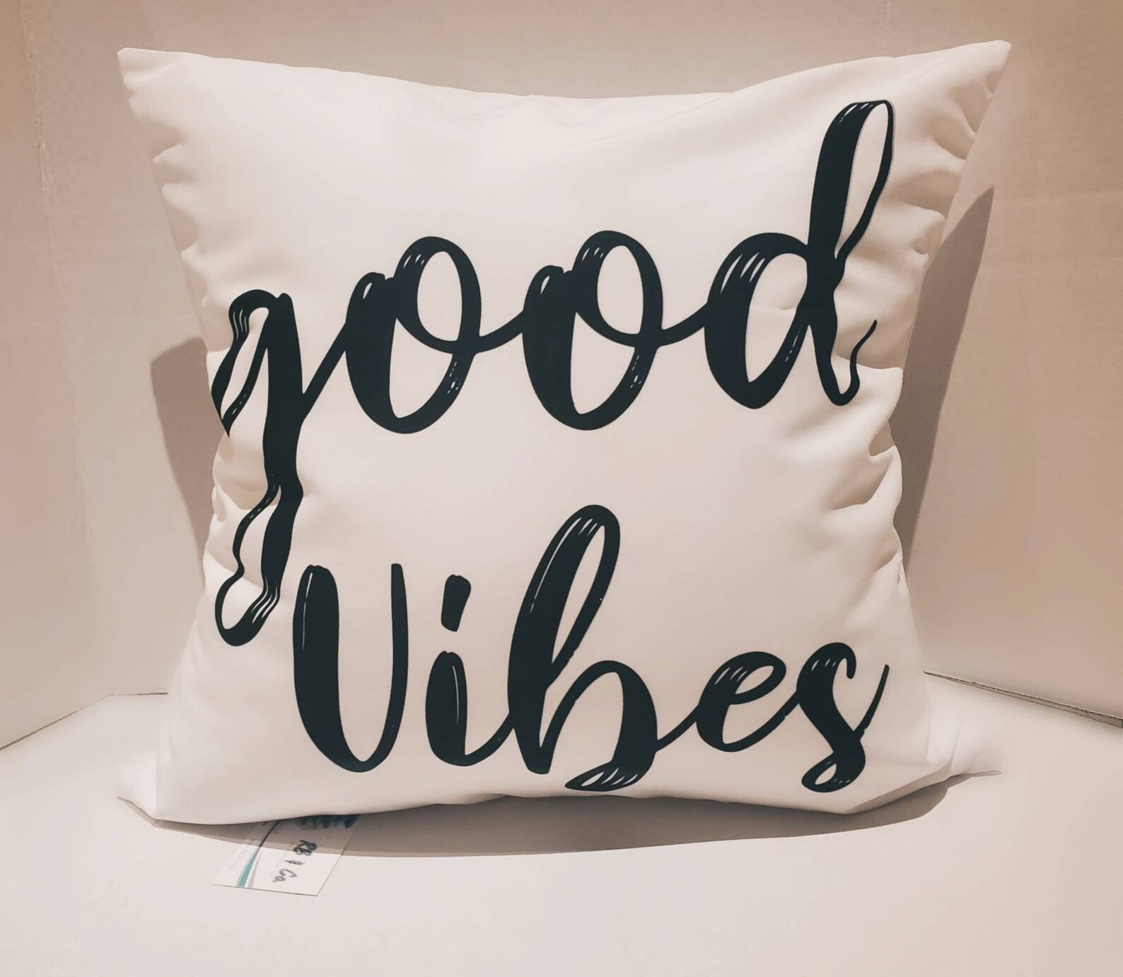 Good Vibes Pillow Inspirational Motivational Pillow COVER Etsy