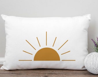 sun throw pillow
