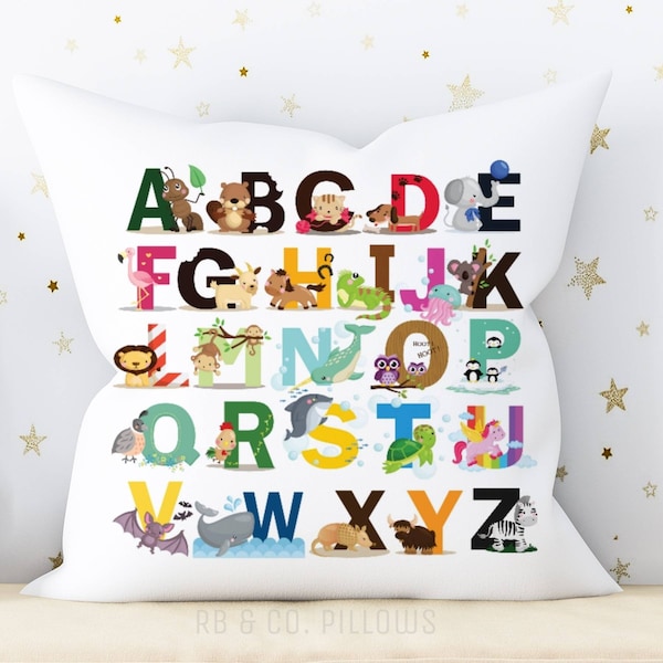 Alphabet Cushion Etsy