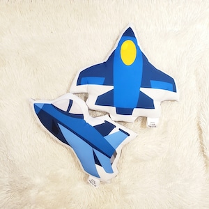Jet Airplane Pillow, Airplane Decor, Boys Decorative Pillow, Toddler Room Decor, Boys Room Decor