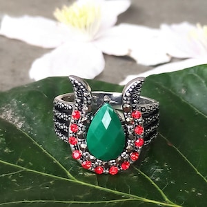 Hurrem Sultan Authentic Turkish Ottoman Jewelry Unique Gift Ring Vintage Ottoman Style LALE Tulip Magnificent Century Christmas Gift For Her