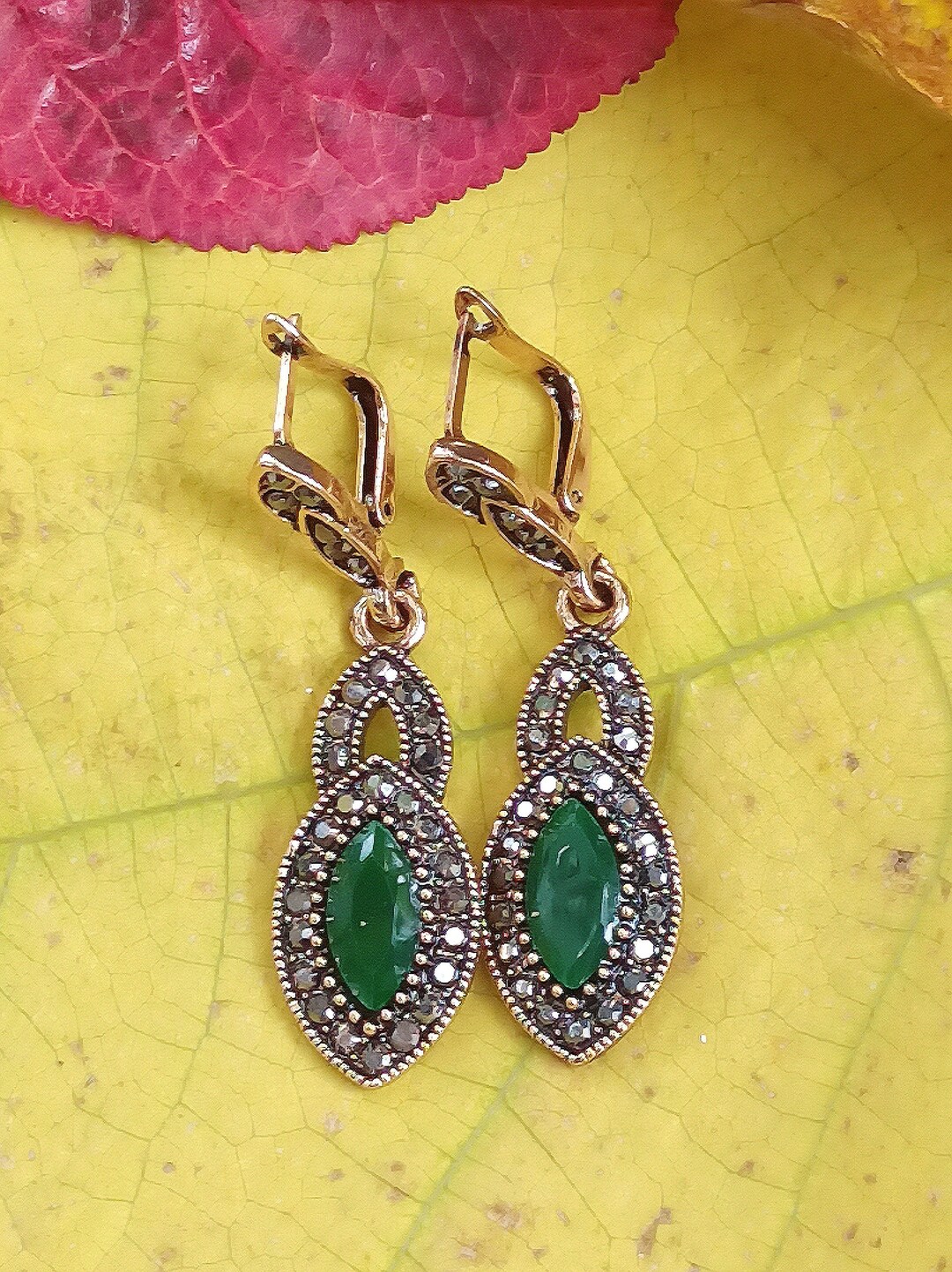Hurrem Sultan Authentic Turkish Ottoman Jewelry Earrings Etsy