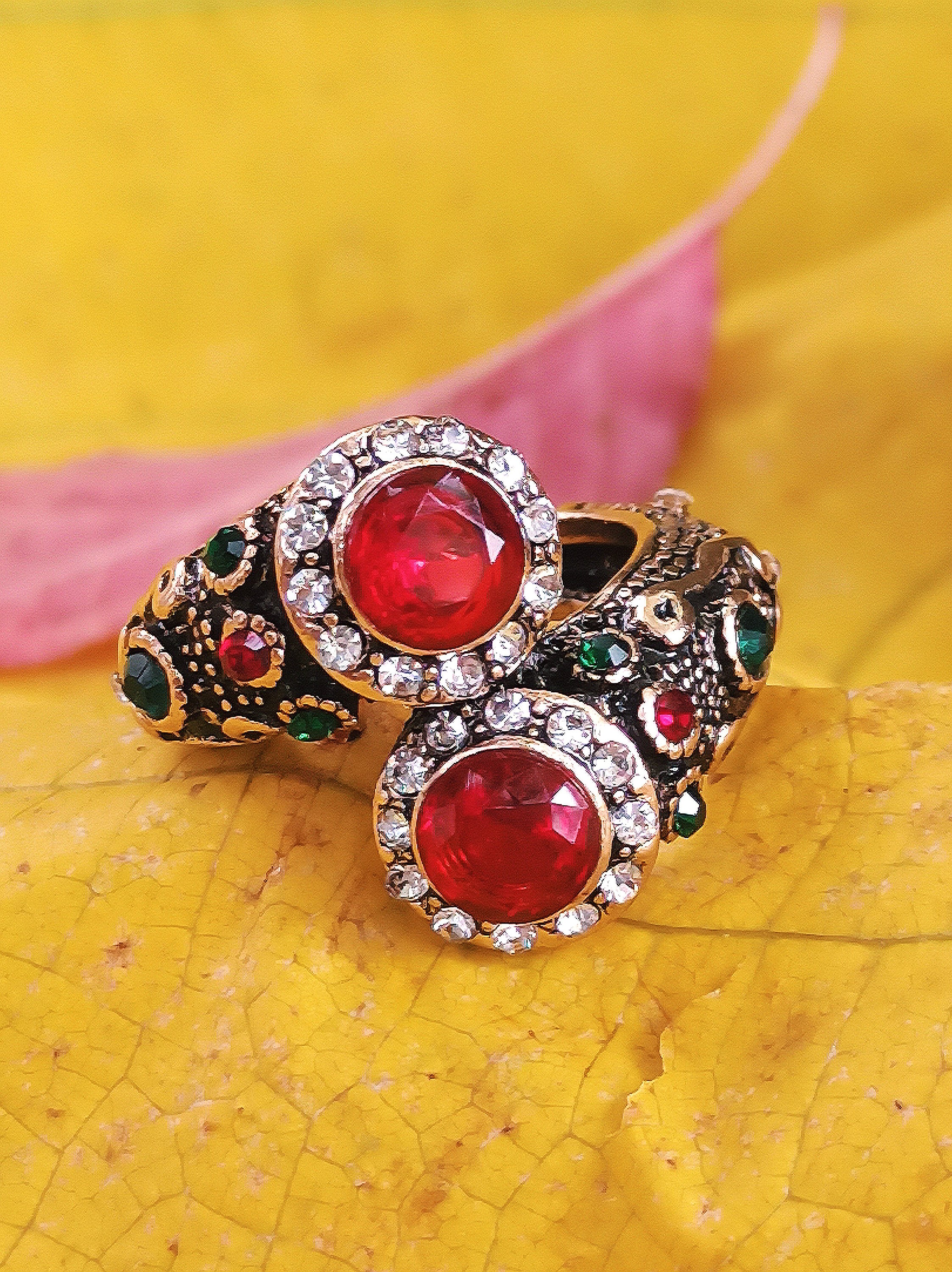 Authentic Turkish Style Ring Gift Vintage Ottoman Jewelry AAYBIGE ...