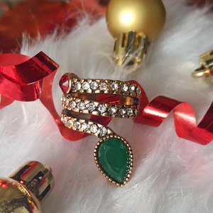 Authentic Turkish Ottoman  Jewelry Unique Ring Vintage Ottoman Hurrem Sultan Christmas Gift For Her