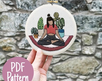 Embroidery Pattern |  Embroidery PDF | Contemporary Embroidery