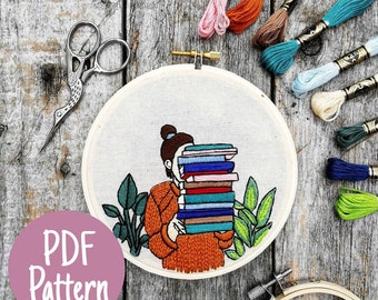 Embroidery Pattern |  Embroidery PDF | Contemporary Embroidery