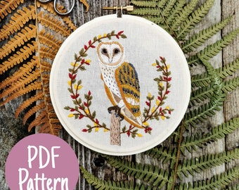 Embroidery pattern |  Embroidery diy | Contemporary Embroidery