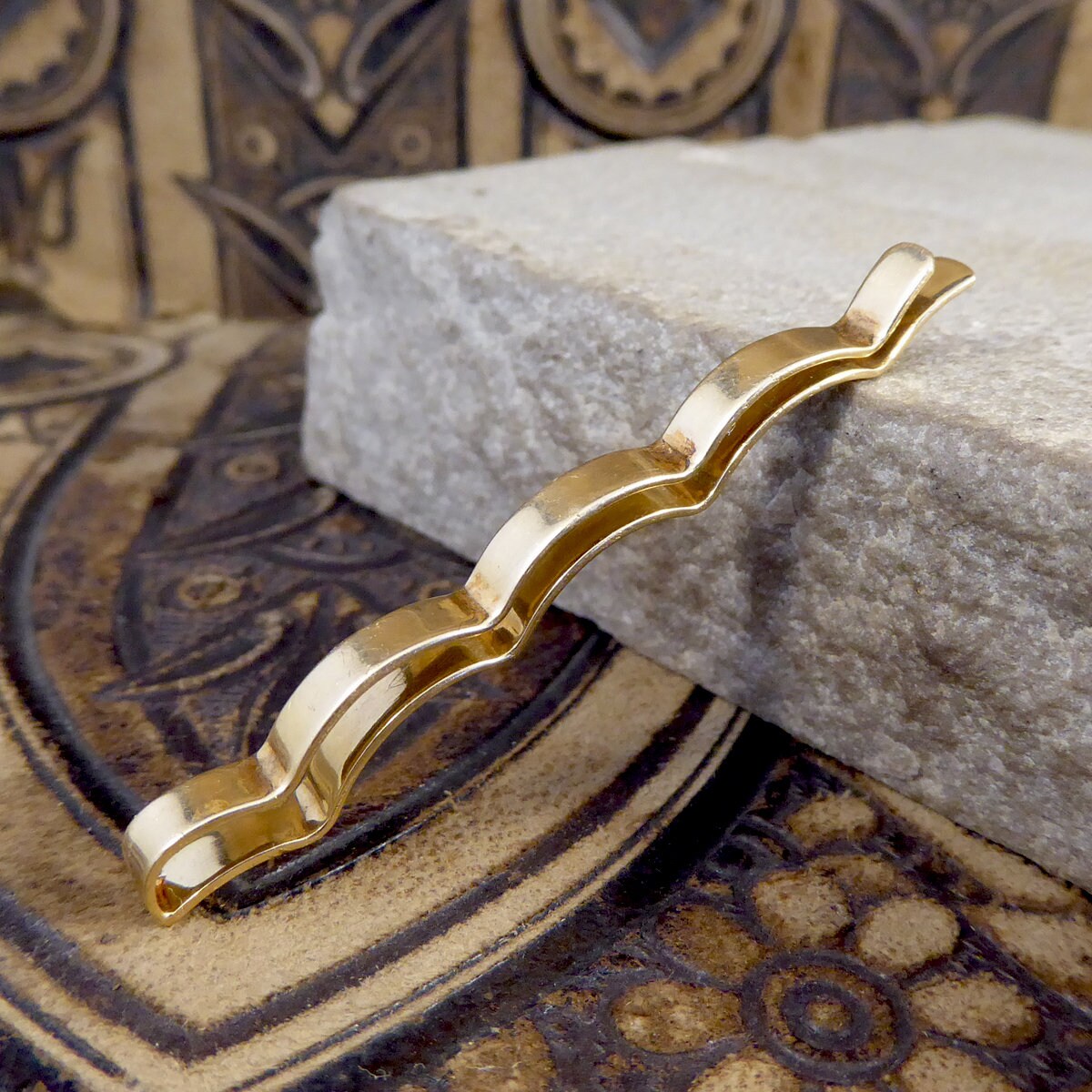 Vintage Cartier 14ct Yellow Gold Tie 