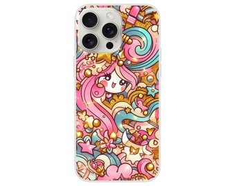 Flexible case kawaii pink cute