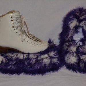 Purple Candy Fur - Furry Ice Skating Soakers