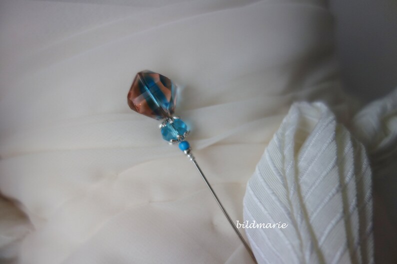 Old hat pin with new pearl *treasure* Ascot cloth needle Kentucky Derby hat jewelry head plaster for horse racing-