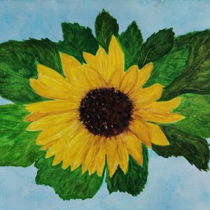 GIRASOLE, quadro estivo, quadro acquerello, quadro floreale, quadro estivo, regalo, regalo di compleanno, quadro estivo, quadro da giardino, decorazione murale, murale