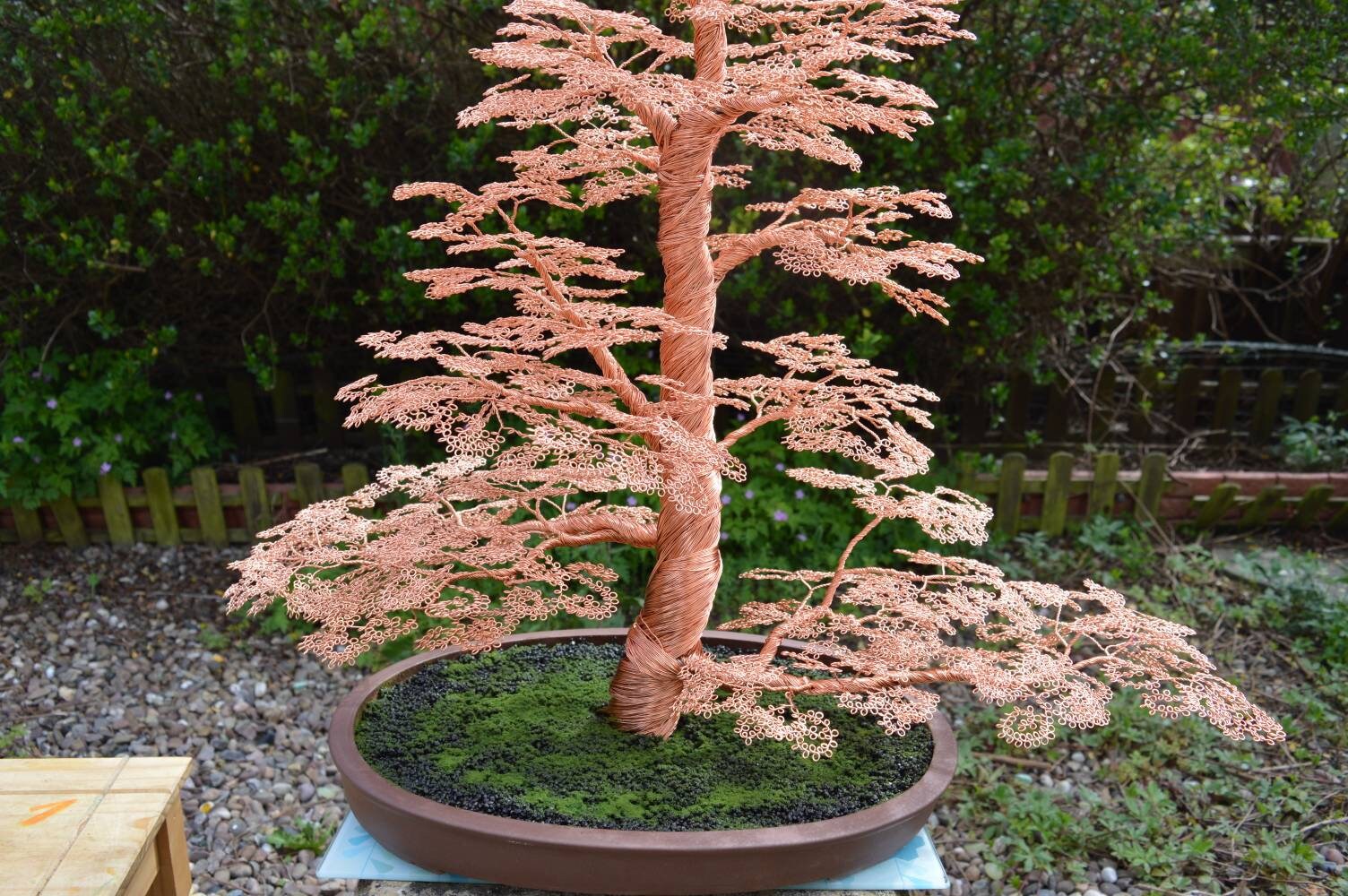 Copper Bonsai tree Etsy