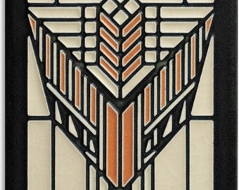 Frank Lloyd Wright Sumac Tile (Cream) 4”x8”