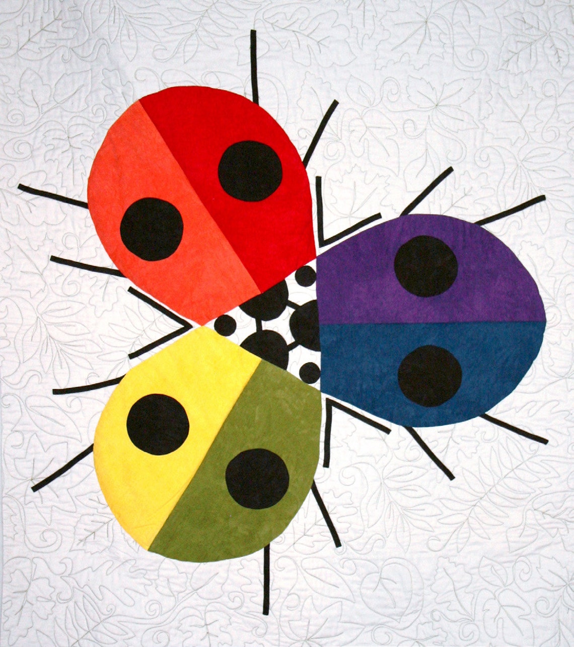 Ladybug Rainbow Charley Harper Quilt Pattern Etsy