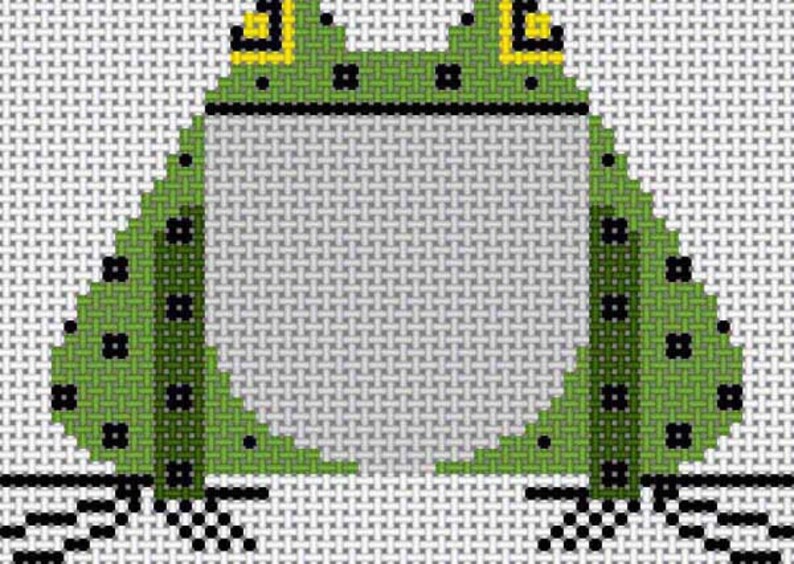 Frog Needlepoint Pattern Etsy