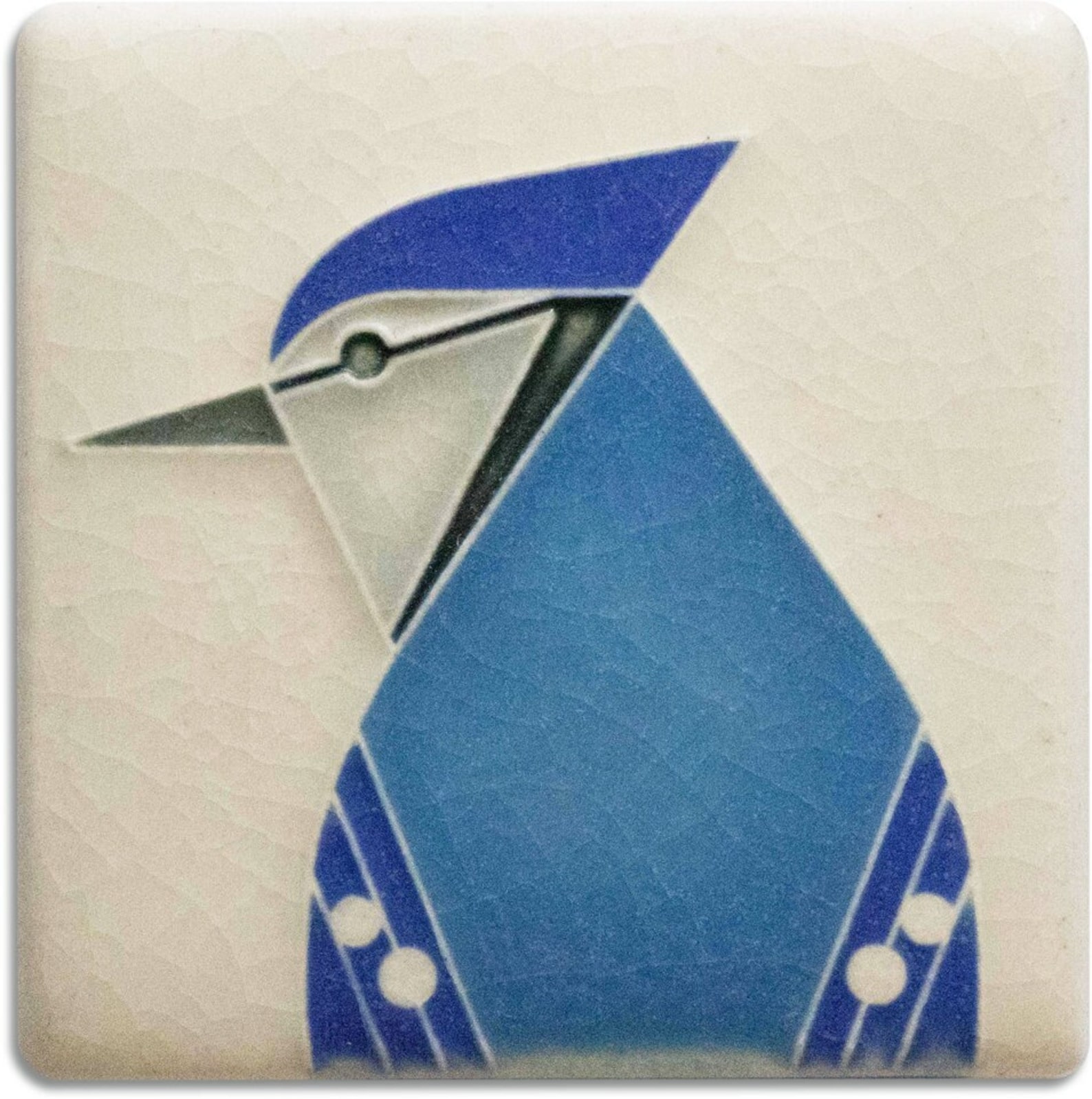 Charley Harper Blue Jay Tile 33 - Etsy