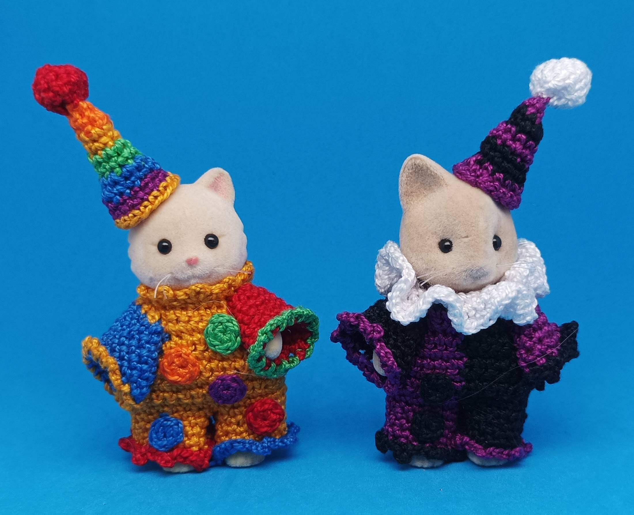 clown calico critter cat
