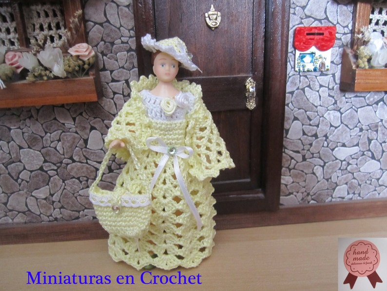 Doll House Dress set scale 1:12 for Lady
