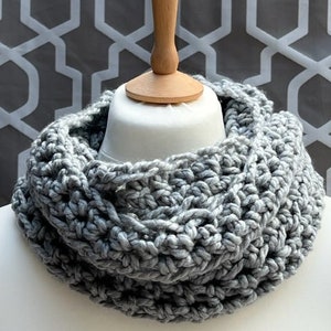 super chunky snood  / infinity scarf / hand made crochet   gift / christmas present / birthday present many colours to pick from