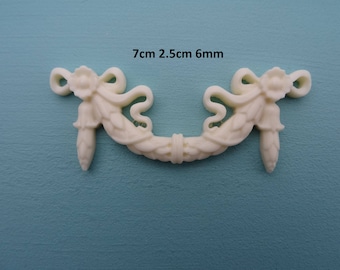 Decorative small swag applique furniture moulding P24