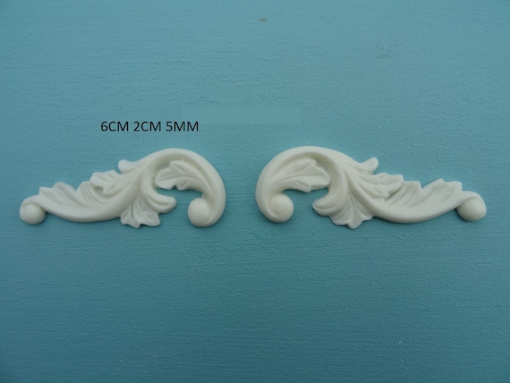 Moulures Décoratives Ornées Pour Meubles - Avec Quatre Coins - Style Vintage - Occasion