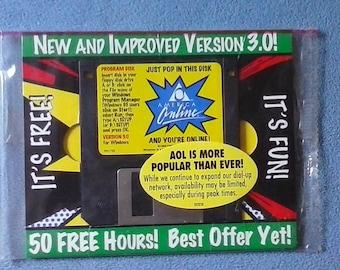 AOL, America Online 3.5" Floppy Disk version 3.0