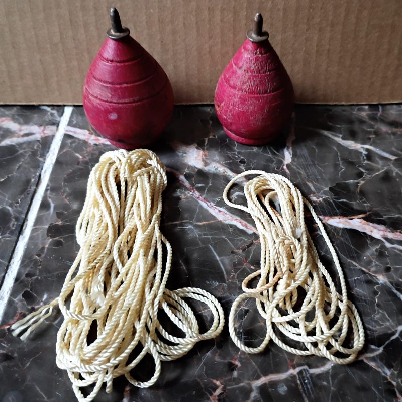 Top And String Wooden Spinning Tops - Etsy