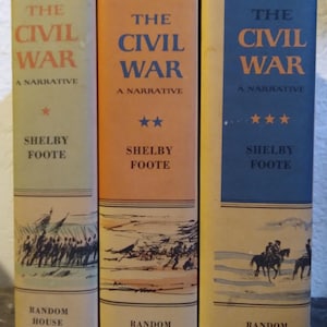 The Civil War by Shelby Foote Volume&#39;s 1-2-3