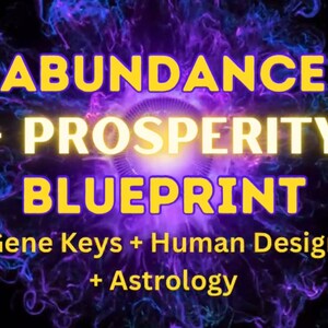 Lectura de Abundancia y Prosperidad en PDF Astrología y Diseño Humano
