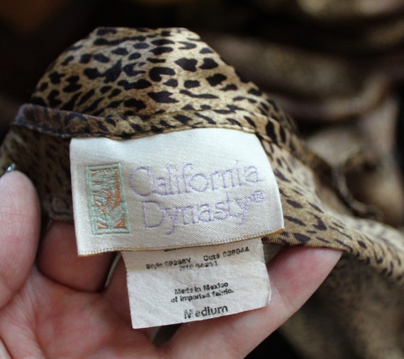 Vintage 1970s 80s Leopard California Dynasty nigh… - image 6