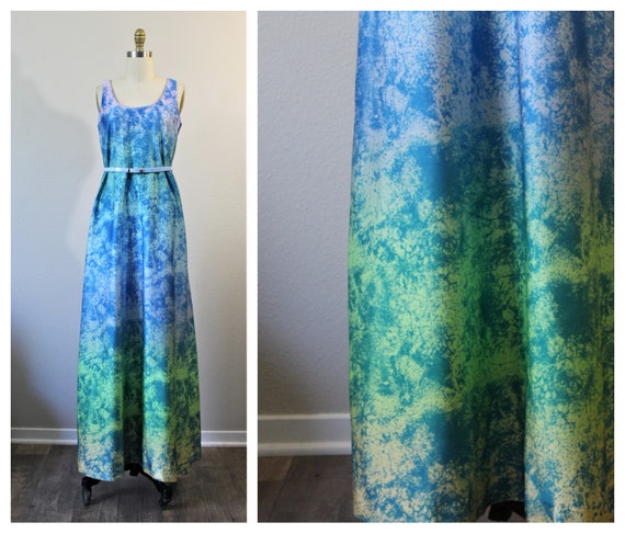 Vintage 1960s 70s Don Luis de Espana Tie Dye Marbl