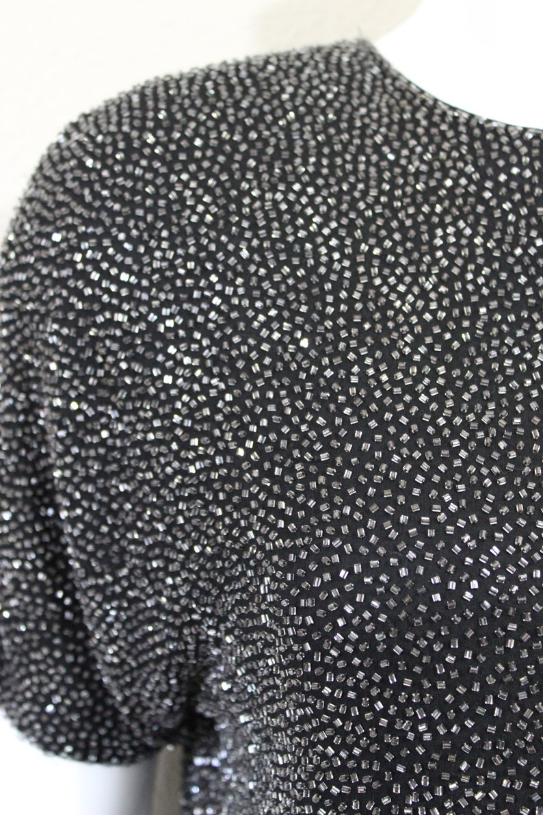 Vintage 1980s 80's Black Tie Oleg Cassini Neiman Marcus - Etsy