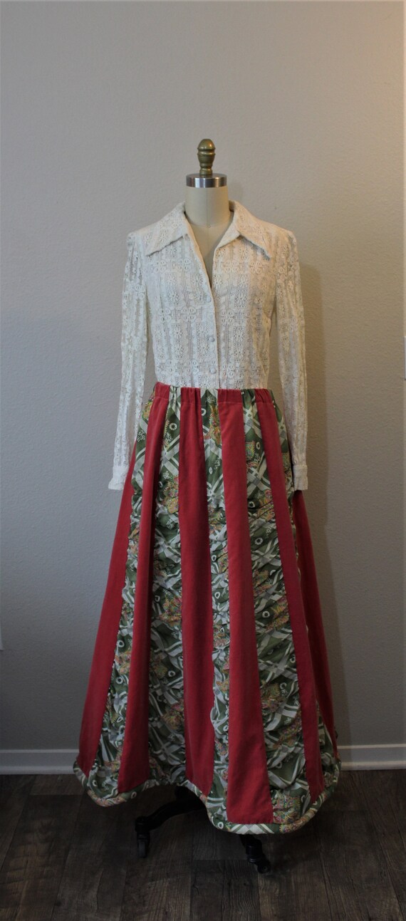 Vintage 1970s Chessa Davis 2 piece printed paisle… - image 2