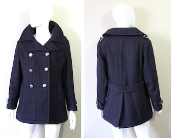 Vintage 70's Wool U.S. Navy Peacoat Size 38. - Etsy