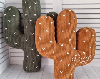 Cactus Pillow Saguaro Pillow Cactus Nursery Boho Room Decor, Boho Nursery Decor, Southwest Nursery Cactus cushon Arizona cactus