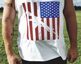 All Rifles Matter Men's Tank Top, Patriotic Tank, 2nd Amendment, 4th of July Men's Shirt, men's gift, patriotic tank top