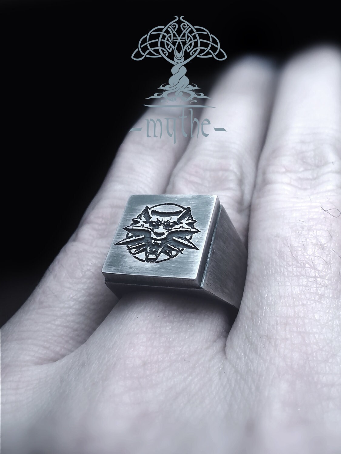 Witcher Sterling Silver Ring Witcher ring Witcher Etsy