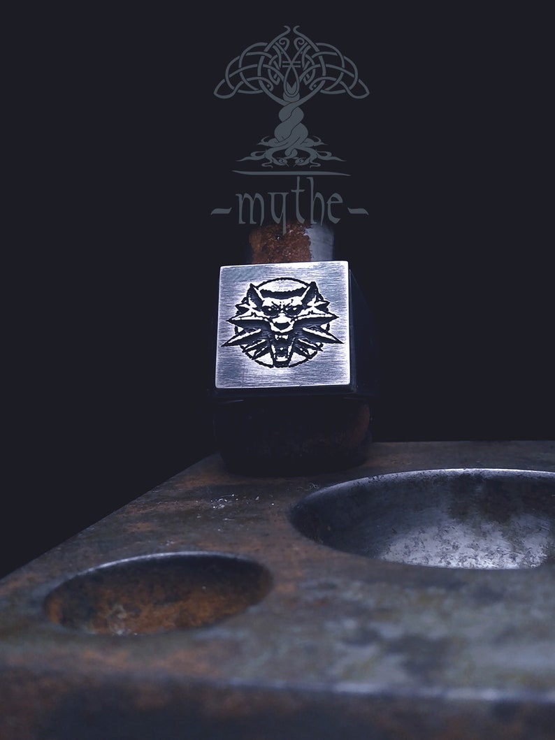 Witcher Sterling Silver Ring Witcher ring Witcher Etsy
