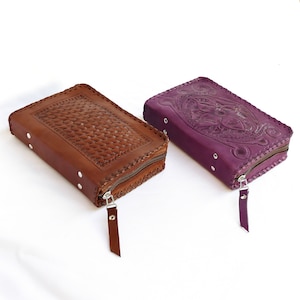 SET of 2 Bible Covers Leather NWT (like in the picture) JW Bible Cover,Bible ,Pioneer Gifts,Baptism Gift, New World Translation /