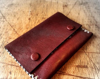 Leather Coin Wallet TUPIZA , Leather Wallet, Mens Wallet, Minimalist Wallet, Bifold Wallet,