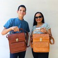 SALE // Leather Bag Avantgarde / JW Ministry Bag / Meeting Bag / handmade / 100% Cow Hide Leather product logo